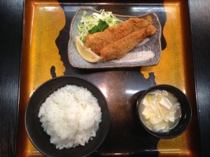 0202アジフライ定食