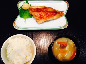 0507赤魚煮付定食